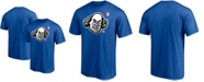 Fanatics Men's Royal Philadelphia 76ers Post Up Hometown Collection T-shirt